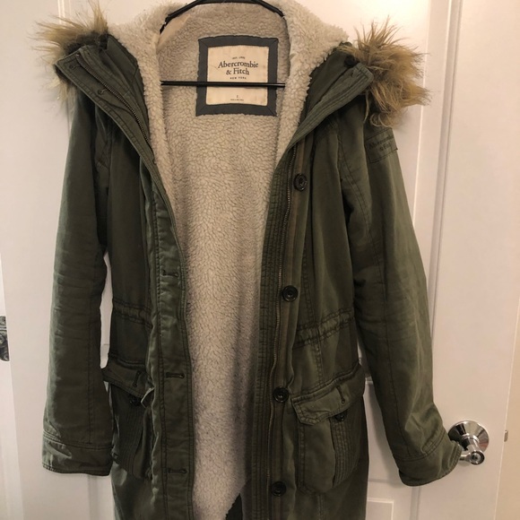 Green Abercrombie and Fitch Fall Jacket - Picture 1 of 4